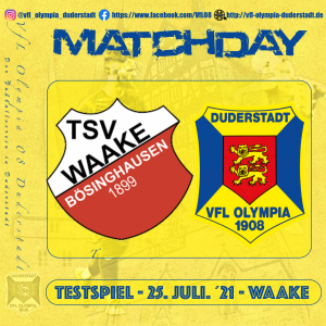 Mehr über den Artikel erfahren Vorbericht – Testspiel – Waake-Bösinghausen vs VfL Oly. 08 Duderstadt