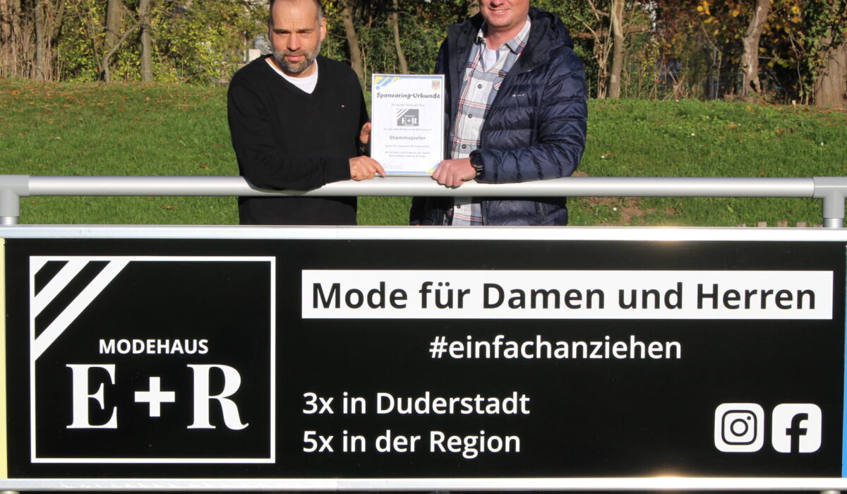 Neuer Unterstützer | Modehaus E+R